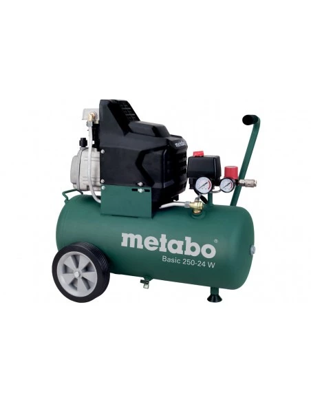 Compresseur 1500W 24 Litres 95 L/min Basic 250-24 W - 601533000 - Metabo | IFD Outillage 1 Compresseur 1500W 24 Litres 95 L/min Basic 250-24 W - 601533000 - Metabo | IFD Outillage