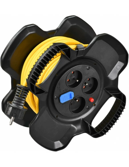 Brennenstuhl Brennenstuhl Enrouleur électrique Compact X-GUM 3 Prises 2 Ports USB 15m De Câble H05VV-F 3G1,5 | 1169771150 - Brennensthul | IFD Outillage 1 Brennenstuhl Brennenstuhl Enrouleur électrique Compact X-GUM 3 Prises 2 Ports USB 15m De Câble H05VV-F 3G1,5 | 1169771150 - Brennensthul | IFD Outillage
