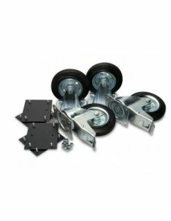 Kit Roulettes 6'' Ultra-Résistant Pour Coffre De Chantier TuffBank | CAS - Armorgard | IFD Outillage