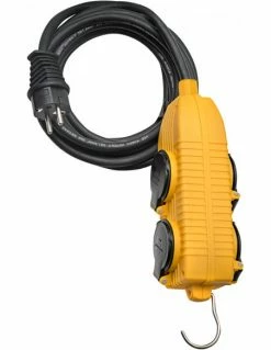 Brennenstuhl Brennenstuhl Rallonge électrique 10m De Câble H07RN-F 3G2,5 Avec Powerblock 4 Prises à Clapet IP44 | IFD Outillage